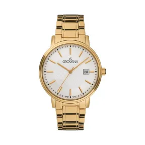 金韵娜/Grovana Novelties 系列 41 mm  镀金 石英机芯 男表 1550.1119