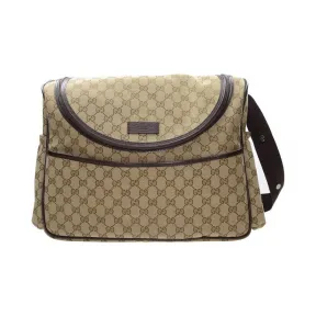 古驰/Gucci 啡色 帆布  斜跨包 123326-F40JR-8588