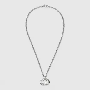 古驰/Gucci 项链，配以双 G 互扣式吊坠 190484 J8400 8106