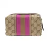 古驰/Gucci 粉红色 帆布  化妆包 256636-F4CRG-8965