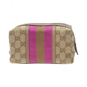 古驰/Gucci 粉红色 帆布  化妆包 256636-F4CRG-8965