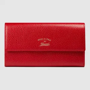 古驰/Gucci Gucci Swing 皮革长款皮夹 354496 CAO0C 6523