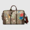 古驰/Gucci GG Supreme Tian图案印花人造革旅行袋 406380 K0L6N 8685