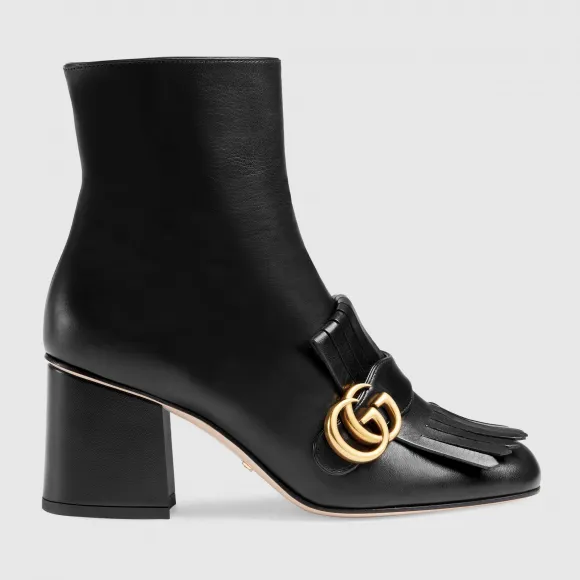 古驰/Gucci 皮革及踝靴 408210 C9D00 1000