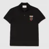 古驰/Gucci 织带盾牌纯棉polo衫 408322 X7333 1000