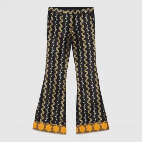 古驰/Gucci 蕨叶提花喇叭裤 419567 ZGZ79 1815