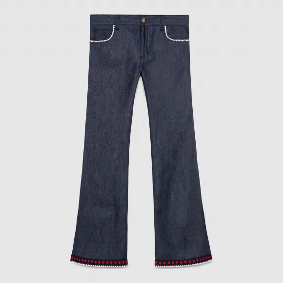 古驰/Gucci 牛仔喇叭裤 419719 XR171 4832