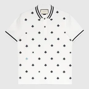 古驰/Gucci 蜜蜂与星星图案Polo衫 431039 X5B55 9983