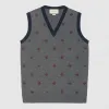 古驰/Gucci 蜜蜂和星星羊毛背心 431750 X1311 1579