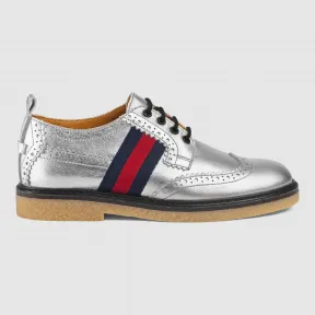 古驰/Gucci 儿童真皮拷花鞋 433130 BMPH0 8165