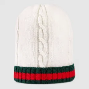 古驰/Gucci 儿童织带羊毛帽 436803 4K206 9066