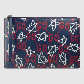 古驰/Gucci GucciGhost手拿包 445597 DS1AT 4179