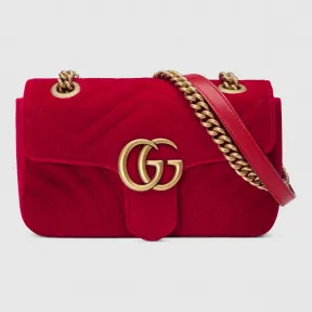 古驰/Gucci GG Marmont系列迷你手袋 446744 K4D2T 6433