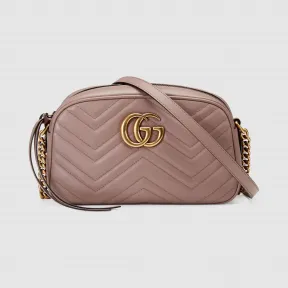 古驰/Gucci GG Marmont系列小号绗缝肩背包 447632-DTD1T-5729