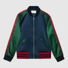 古驰/Gucci 真丝黑豹短夹克 452371 Z641B 4648