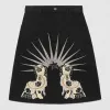 古驰/Gucci 刺绣牛仔裙 456974 XR402 1082