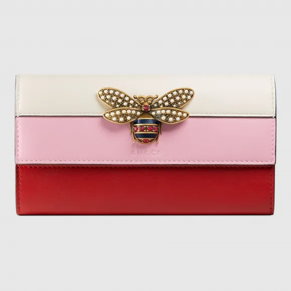 古驰/Gucci 玛格丽特皇后真皮长款皮夹 476064 DYWPT 8057