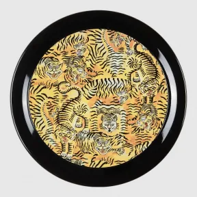 古驰/Gucci 老虎图案圆形大号金属托盘 482761 ZAM01 1082