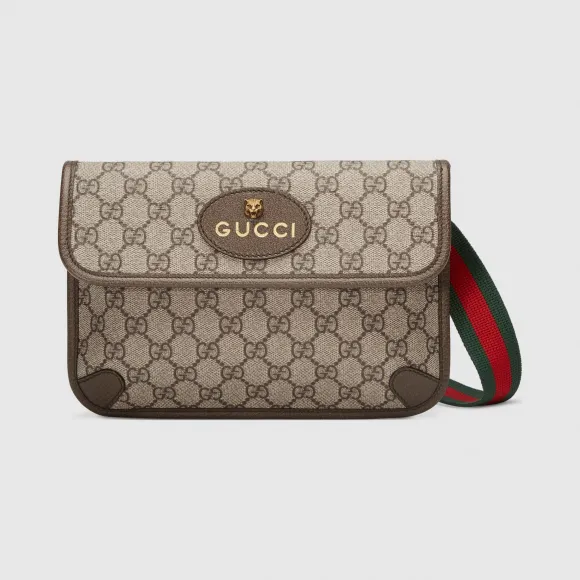 古驰/Gucci GG Supreme帆布腰包 493930-9C2VT-8745