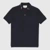 古驰/Gucci 刺绣棉质polo衫 523059 X9U96 4033
