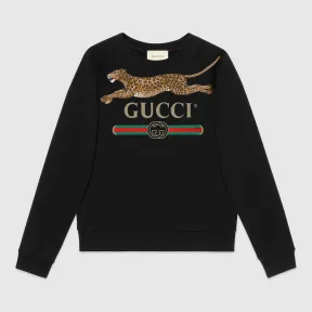 古驰/Gucci 美洲豹Gucci标识卫衣 527743 X9X94 1082