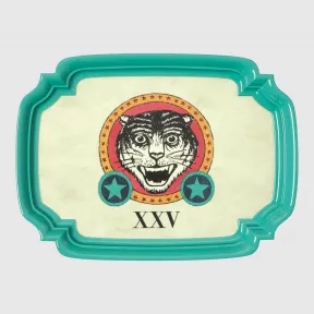 古驰/Gucci “Sprovveduta Età”印花金属托盘 528240 ZAM08 4603