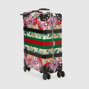 古驰/Gucci Globe-Trotter系列花卉印花行李箱 533618_JC7DW_9071