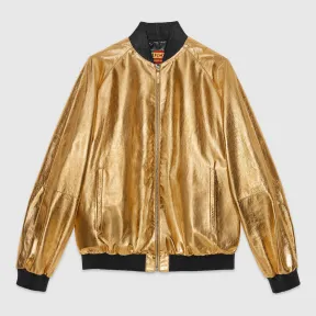 古驰/Gucci Gucci-Dapper Dan联名系列飞行员夹克 540386 XG731 7377