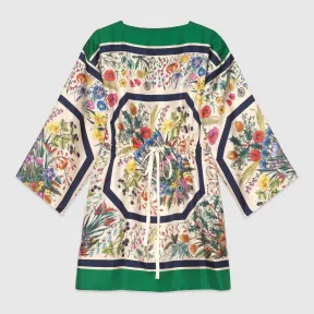 古驰/Gucci 花卉印花真丝土耳其长袍 543199 ZLQ42 3741