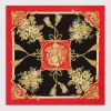 古驰/Gucci 花朵和流苏印花真丝方巾 551064 3G001 1074