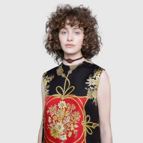 古驰/Gucci 双G皮革颈圈 553396_I5671_8529