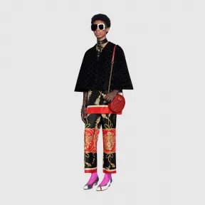 古驰/Gucci GG天鹅绒斗篷 555210_3GC34_1000