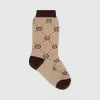 古驰/Gucci 儿童GG图案棉短袜 557013-4K432-9764