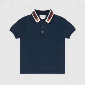 古驰/Gucci 儿童织带和虎头 Polo 衫 564298 XJBEP 4585