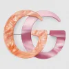 古驰/Gucci 树脂双G胸针 566608 I12R2 8498