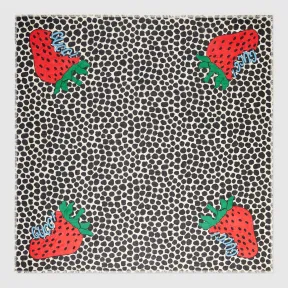 古驰/Gucci Gucci草莓印花披肩 572202 3G856 9274