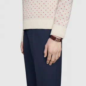 古驰/Gucci 金色互扣式 G 搭扣颈圈 572599_JI574_8035