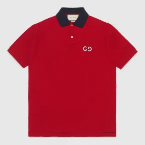 古驰/Gucci GG 刺绣 Polo 衫 574086 XJA6C 6051