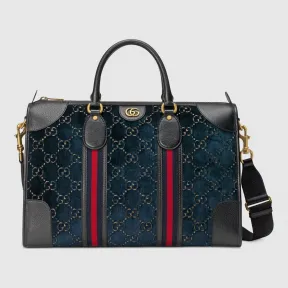 古驰/Gucci GG 天鹅绒中号行李袋 574966 GZ8BT 4169