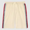 古驰/Gucci 醋纤条纹斜纹棉短裤 575322 Z3786 9751