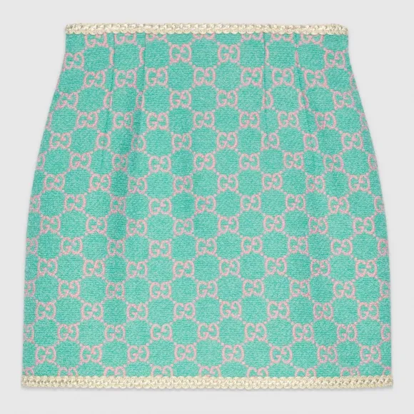 古驰/Gucci GG 花呢迷你裙 577738 ZAAMP 4452