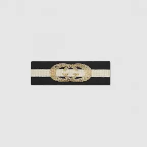 古驰/Gucci 互扣式 G 羊毛发带 577832 3GD34 1078