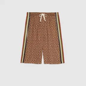 古驰/Gucci G 菱形提花短裤 595521 XJBOV 2100