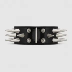 古驰/Gucci 饰铆钉皮革颈圈 596016 I4428 8127