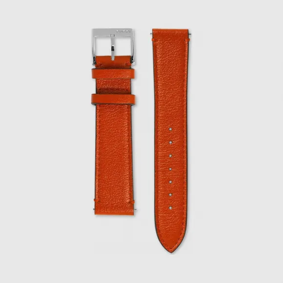 古驰/Gucci Grip系列皮革表带，38毫米 596403-I18G0-8604