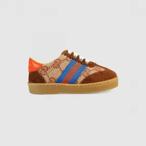 古驰/Gucci 幼儿 G74 织带 GG 运动鞋 599322 G1740 8390