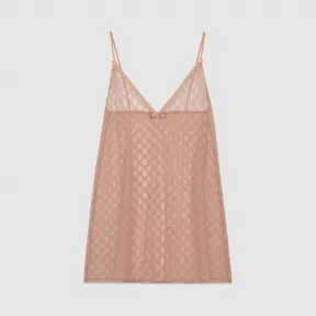 古驰/Gucci GG薄纱吊带衬裙 599502-XUABA-5101