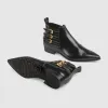 古驰/Gucci 女士皮革踝靴 603672_DS8I0_1000