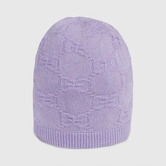 古驰/Gucci 儿童GG闪亮羊毛帽 603810_4K619_5300