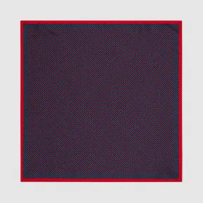 古驰/Gucci GG和三叶草真丝口袋巾 604097-4GA57-4174